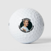 Funny Gewollt Zitat Foto verloren Golfball (Vorderseite)