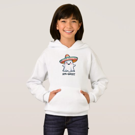 Funny Ghost Ami-Ghost Hoodie (Vorne ganz)