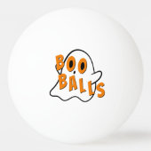 Funny Ghost Boo Balls Dirty Joke Halloween Tischtennisball (Vorderseite)