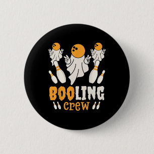 Funny Ghost Boo Booling Lover Lazy Halloween Costu Button