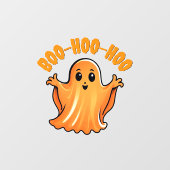 Funny Ghost Boo Halloween Fensteraufkleber (Blatt)