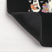 Funny Ghost Book Reading Halloween Bücher Lover Ki Mousepad (Ecke)