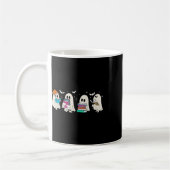 Funny Ghost Book Reading Halloween Bücher Lover Te Kaffeetasse (Links)
