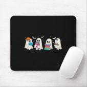 Funny Ghost Book Reading Halloween Bücher Lover Te Mousepad (Mit Mouse)