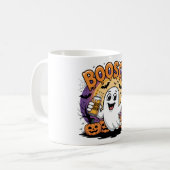 Funny Ghost "Boosch Halloween Design Kaffeetasse (Vorderseite Links)