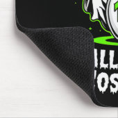 Funny Ghost Bowling League Team Halloween Humor De Mousepad (Ecke)