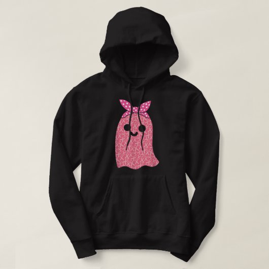 Funny Ghost Breast Cancer is boo Sheet Halloween P Hoodie (Design vorne)