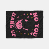 Funny Ghost Calling Halloween Y Costume No You Han Fleecedecke (Vorderseite (Horizontal))