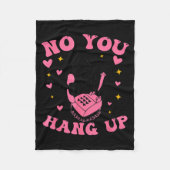 Funny Ghost Calling Halloween Y Costume No You Han Fleecedecke (Vorderseite)