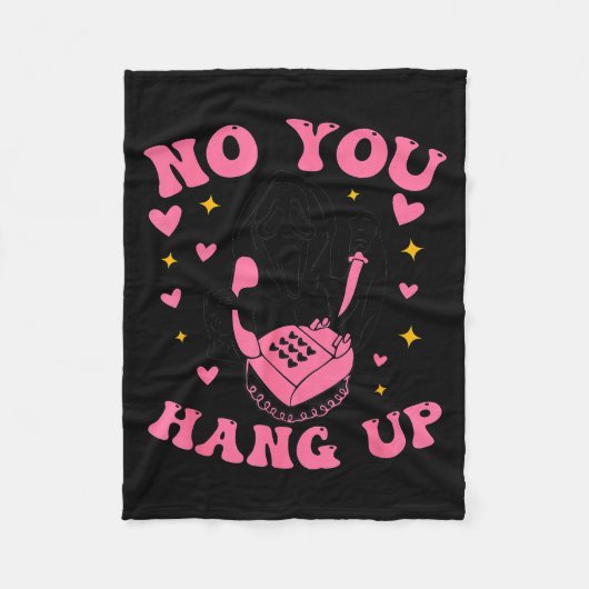 Funny Ghost Calling Halloween Y Costume No You Han Fleecedecke (Vorderseite)