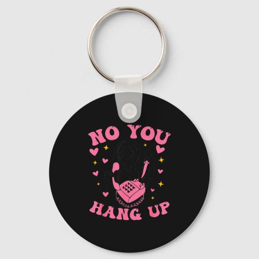 Funny Ghost Calling Halloween Y Costume No You Han Schlüsselanhänger (Vorderseite)