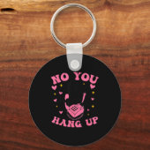 Funny Ghost Calling Halloween Y Costume No You Han Schlüsselanhänger (Vorderseite)