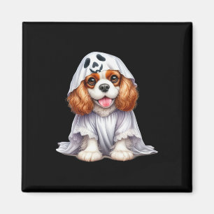 Funny Ghost Cavalier King Charles Spaniel Dog Lieb Magnet