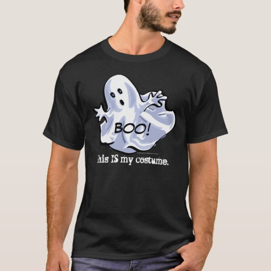 Funny Ghost Dies ist mein Kostüm Dunkles T-Shirt (Vorderseite)
