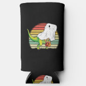 Funny Ghost Dinosaur Halloween Selters Dosenkühler (Vorderseite)