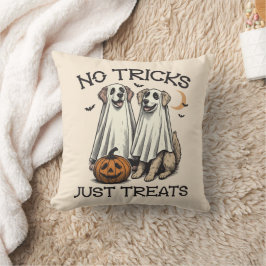Funny Ghost Dogs Vintag Halloween Kissen