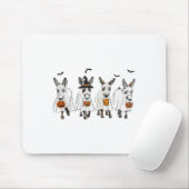 Funny Ghost Donkey Hallowen Donkey Lover Bauer Ha Mousepad (Mit Mouse)