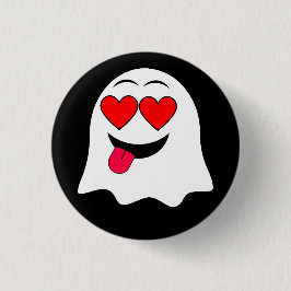 Funny Ghost emoji! Button