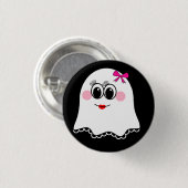 Funny Ghost emoji! Button (Vorne & Hinten)
