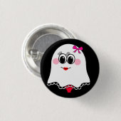 Funny Ghost emoji! Button (Vorne & Hinten)