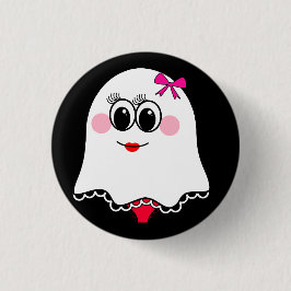 Funny Ghost emoji! Button