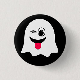Funny Ghost emoji! Button
