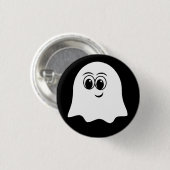 Funny Ghost emoji! Button (Vorne & Hinten)