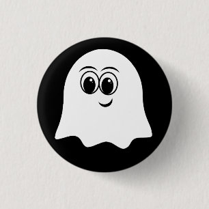 Funny Ghost emoji! Button