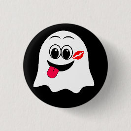 Funny Ghost emoji! Button