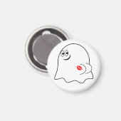 Funny Ghost emoji! Magnet (Vorderseite/Rückseite)