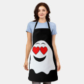Funny Ghost emoji! Schürze (Getragen)