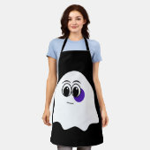 Funny Ghost emoji! Schürze (Getragen)