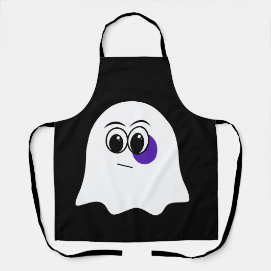 Funny Ghost emoji! Schürze (Vorderseite)