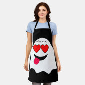 Funny Ghost emoji! Schürze (Getragen)