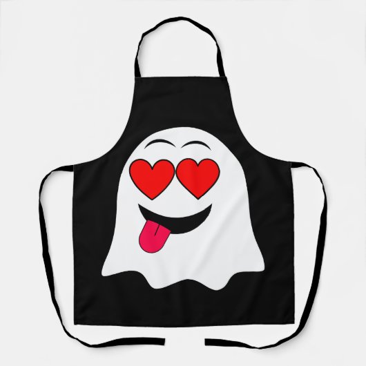 Funny Ghost emoji! Schürze (Vorderseite)