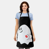 Funny Ghost emoji! Schürze (Getragen)