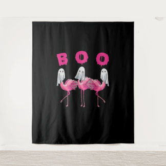 Funny Ghost Flamingo Boo Halloween Kostümgeschenke Wandteppich