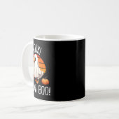 Funny Ghost Goose Honk I Gemein Boo Kaffeetasse (Vorderseite Links)