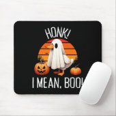 Funny Ghost Goose Honk I Gemein Boo Mousepad (Mit Mouse)