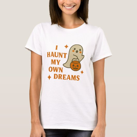Funny Ghost Halloween T-Shirt (Vorderseite)