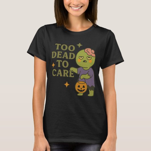 Funny Ghost Halloween Vibes T-Shirt (Vorderseite)
