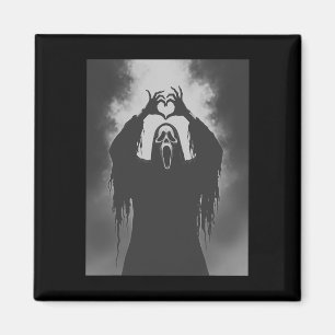 Funny Ghost Hand Herz Sign Spooky Kostüm Hallowe Magnet