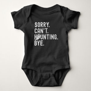 Funny Ghost Haunting Retro Halloween Baby Strampler