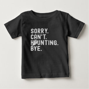Funny Ghost Haunting Retro Halloween Baby T-shirt