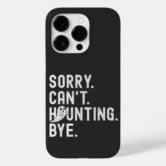 Funny Ghost Haunting Retro Halloween Case-Mate iPhone Hülle (Rückseite)