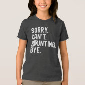 Funny Ghost Haunting Retro Halloween Tri-Blend Shirt (Vorderseite)