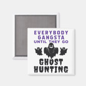 Funny Ghost Hunter Paranormal Investigator Magnet (Vorderseite/Rückseite)