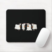 Funny Ghost Kühe Halloween Tiere Kuh Lover Spook Mousepad (Mit Mouse)
