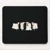 Funny Ghost Kühe Halloween Tiere Kuh Lover Spook Mousepad (Vorne)