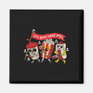 Funny Ghost Lasse Horror Filme Halloween Ske anseh Magnet